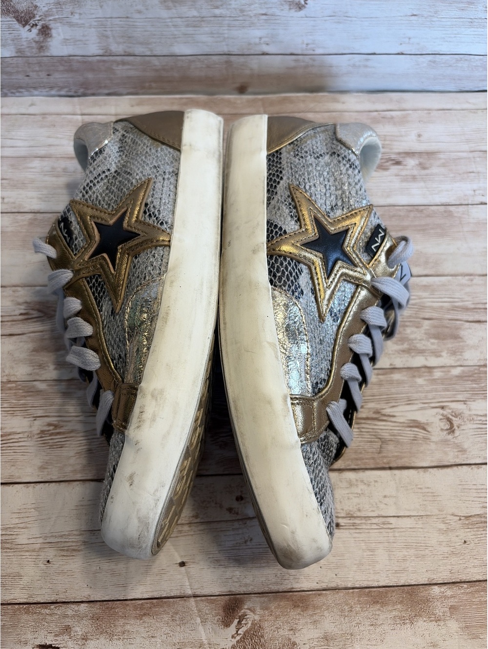 Rare! Mark Nason Women's "The Stellar - Winnie" snake print sneaker size 8 - Picture 5 of 8